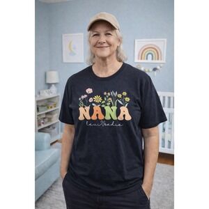 Bella Canvas Nana Shirt Floral Personalized Levi Sadie Womens XL